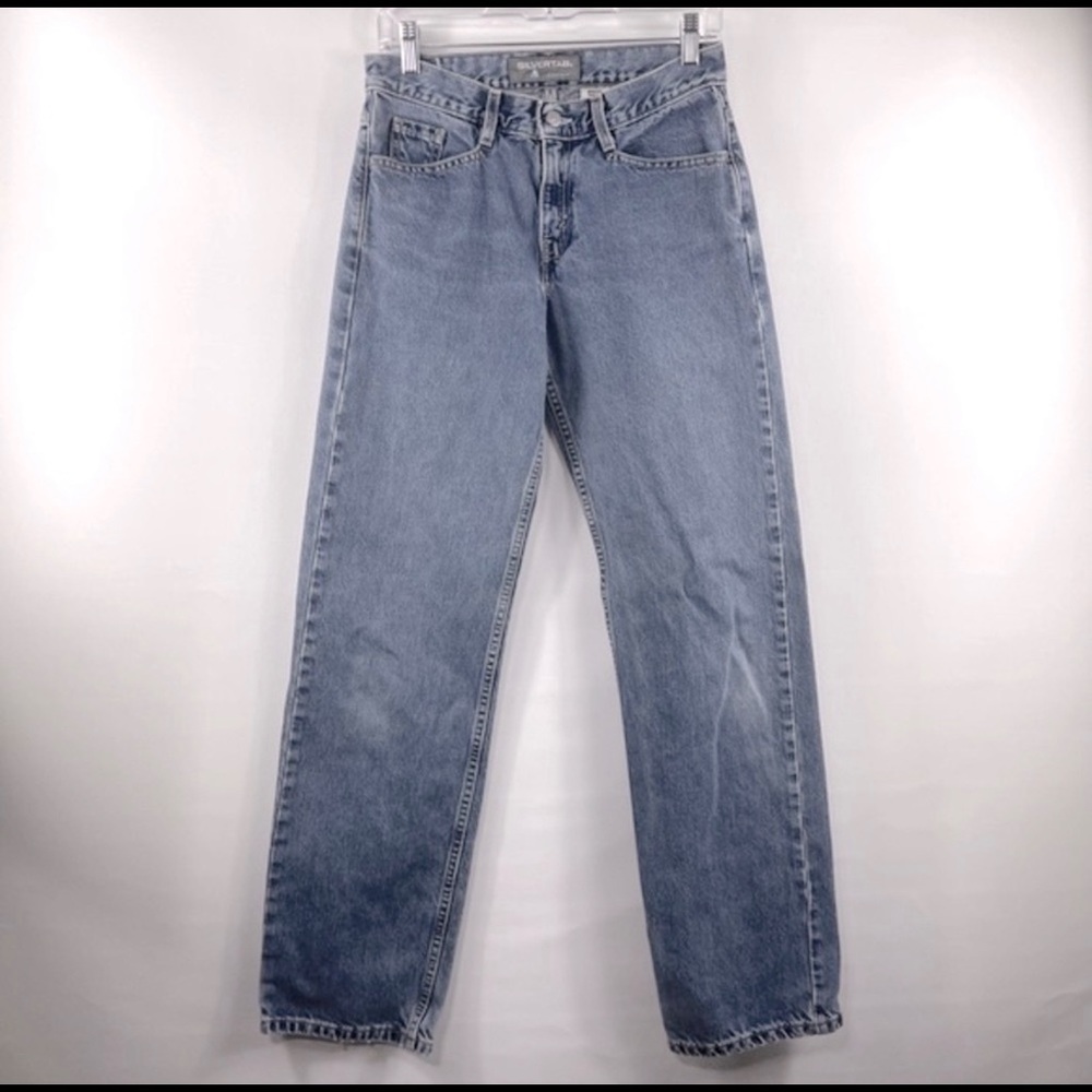 Vintage 90’s Levi’s Jeans High Waisted Silver Tab Jeans Size 29